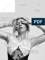 White and Black Simple Aesthetic Fashion Magazine Document, Копия