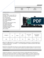 Specification of 60kw Cummins Generator-60Hz-220V (2)