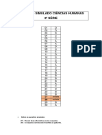GABARITO SIMULADO CIÊNCIAS HUMANAS 2 SÉRIE