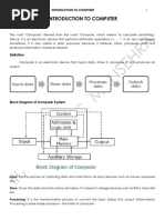 Chapter 1 - Intro To Computer