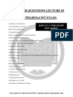 PPSC Exams Past Paper 5