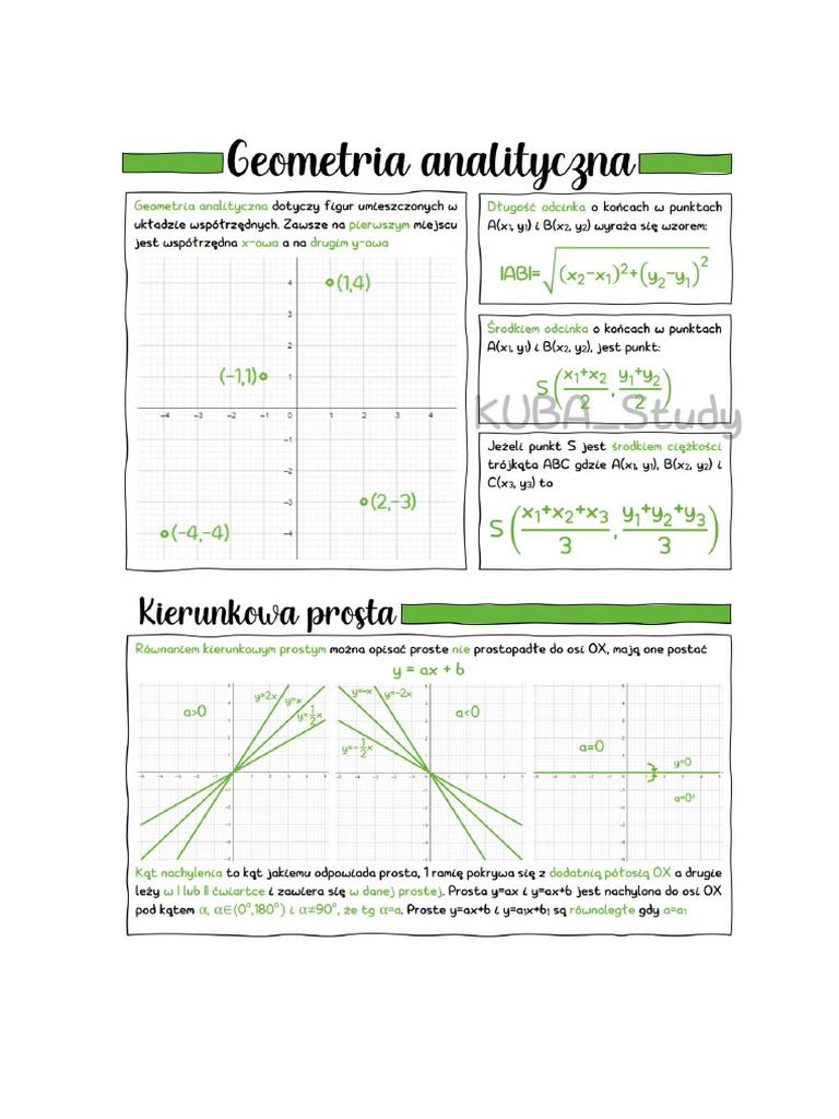 Geometria Analityczna | PDF