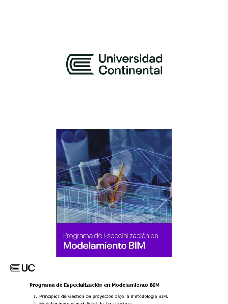 Especialización en Modelamiento BIM | PDF | Gestión de proyectos ...