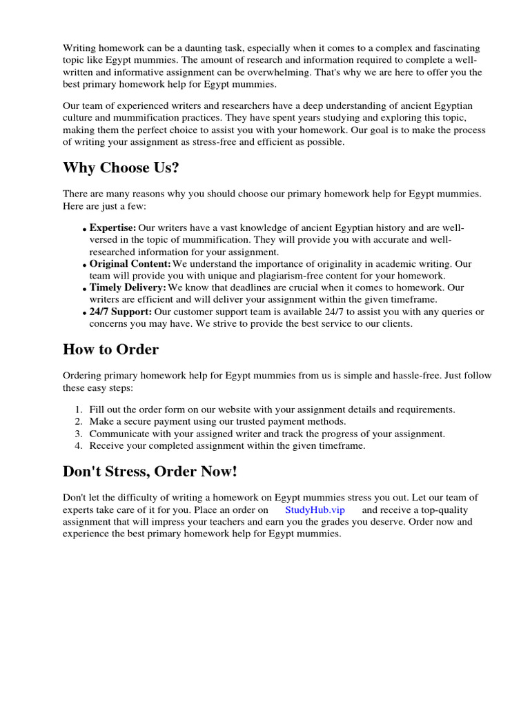 Primary Homework Help Egypt Mummies | PDF | Ancient Egypt | Mummy
