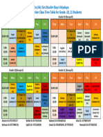 Revised Ramazan Holiday Time Table- 2024 grd 10 and 11