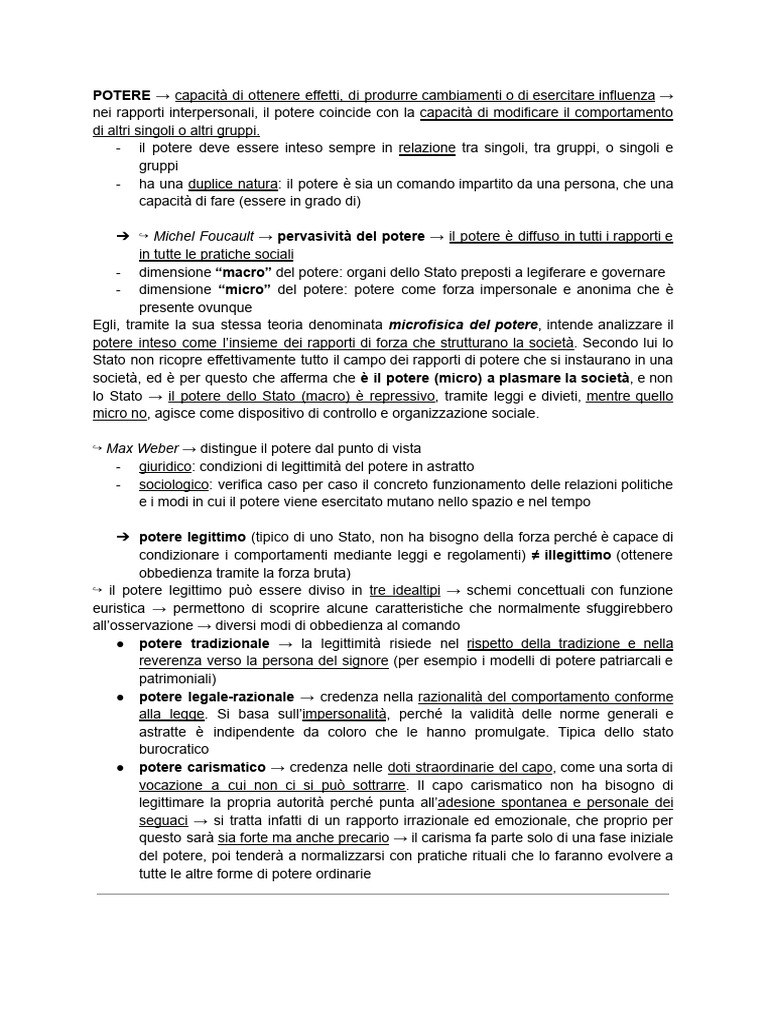Il Potere e La Politica | PDF