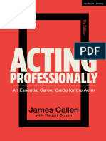 Robert Cohen, James Calleri - Acting Professionally - An Essential Career Guide For The Actor (2024, Methuen Drama)