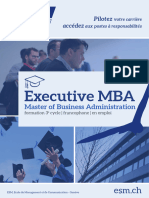 Documentation ESM Executive Mba Francophone