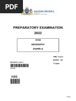 Grade 12 NSC Geography P2 (English) Preparatory Examination Question Paper