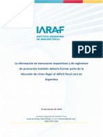 24-03-24 La eliminación del gasto tributario también debería formar parte de la discusión de cómo llegar al déficit fiscal cero en Argentina