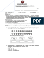 Evaluación Diagnóstica Matemática 4° Básico