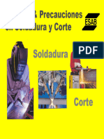 Riesgo & precauciones Soldadura y Corte