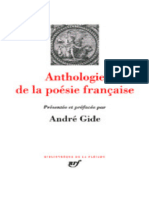 Anthologie de La Poésie Française - Pléiade - André Gide