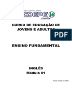 Ensino Fundamental Ingles Modulo 01a