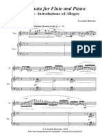 BOISSIER Corentin 22Sonata for Flute and Piano22 2018 Full Score