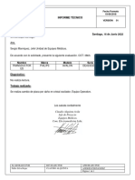 Informe Técnico: Nombre Marca Modelo Serie Centro