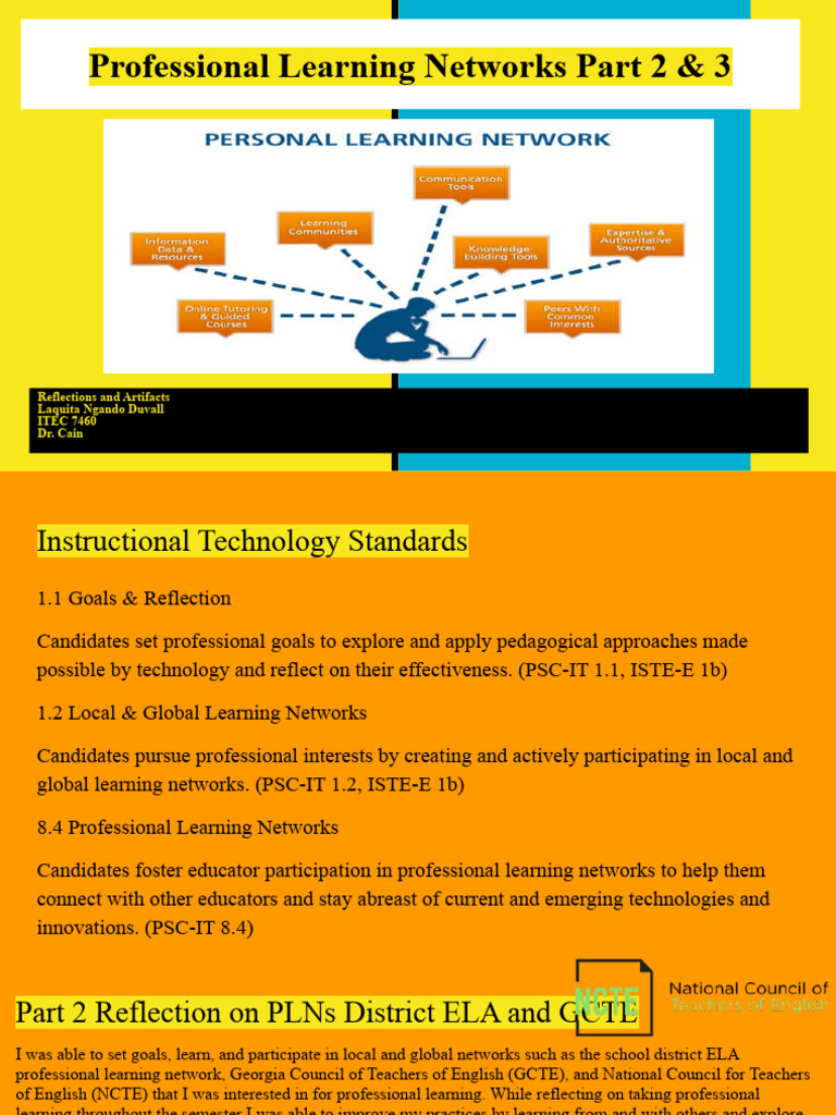 Enhancing Education Through PLNs | PDF | Teachers | Educational Technology