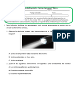 4° básico evaluación diagnóstica CIENCIAS NATURALES