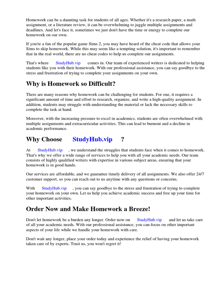 Sims 2 Cheats PC No Homework PDF Homework Cheating In Video Games