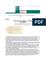 Ordonanţă de Urgenţă Nr. 148 Din 03/11/2005: Guvernul României