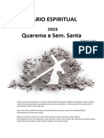 Diário Espiritual 2023 - Quaresma e Semana Santa