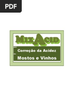 MixAcid - Correção da Acidez de Mostos e Vinhos