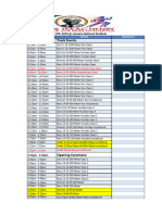 S.W. Isaac Henry TF Invitational 2024 Schedule of Events 3rd Draft January 3rd 2024