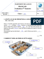 Agustín Ignacio Borja Luzuriaga - Examen de Francais-Quimestre 1