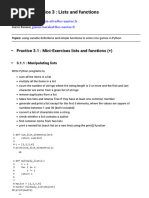 INFO II Practice 3 With Solutions