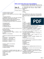 Botany - Section A: AIIMS Level Test (05-Jun) Full Syllabus