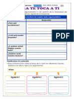 Ecribiendo Texto Argumentativo