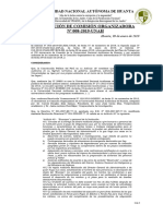 RESOLUCION COMISION ORGANIZADORA N° 08-2019 APROBAR PLAN DE TRABAJO VIII ANIVERSARIO UNAH ENCARGO JESUS SALVADOR