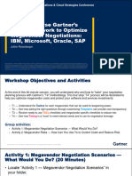 Workshop Use Gartners T4 Framework to Optimize Megavendor Negotiations IBM Microsoft Oracle SAP