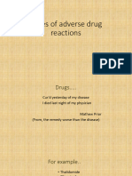 Types of Adverse Drug Reactions