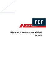 user manual of hikcentral professional control client