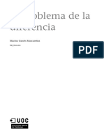 El Problema de La Diferencia - Garces