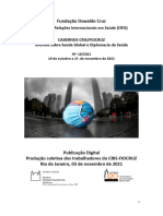 Informe CRIS Fiocruz 18-2021 Saúde Global e Diplomacia Da Saúde