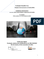 Informe CRIS Fiocruz 18-2021 Saúde Global e Diplomacia da Saúde