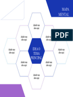 Azul Morado Casual Aplicación Corporativa Desarrollo Startup Mapa Mental Gráfico