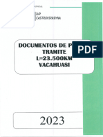 Primer Tramite - Vacahuasi - Ccahuiña