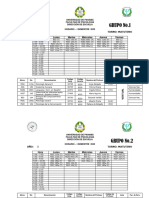 HORARIO I SEMESTRE 2022