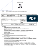 Curriculum Ingeniero Industrial