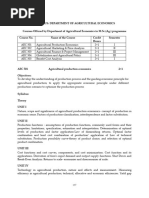 PHD Agriculture Economics