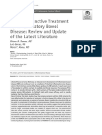 Diet As Adjunctive Treatment For Inflammatory Bowel Disease: Review and Update of The Latest Literature