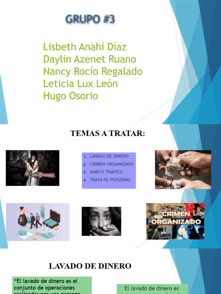 Crimen Organizado y Lavado de Dinero | PDF | Comercio ilegal de drogas ...