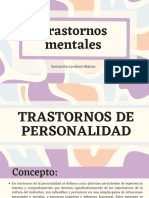 Trastornos de Personalidad