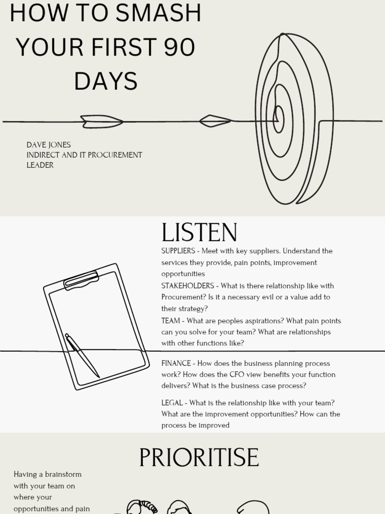 90 Day Plan 1671358679 | PDF | Career & Growth | Finance & Money Management