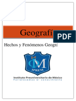 Clase II Geografía, Hechos y Fenomenos Geográficos