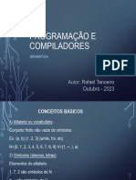 Programação e Compiladores - Gramática - Outubro-2023