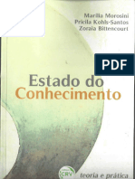 Livro Estado Do Conhecimento